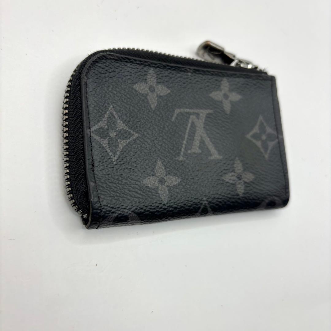正規品 RFID ルイヴィトン モノグラム エクリプス ポルトモネジュール 黒