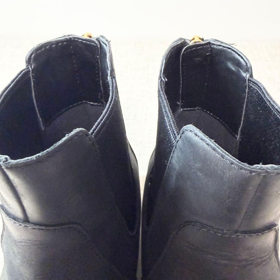 未使用級★コールハーン サイドゴアブーツ ウォータープルーフ サイドジップ 23