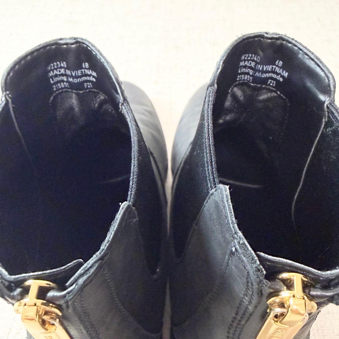 未使用級★コールハーン サイドゴアブーツ ウォータープルーフ サイドジップ 23