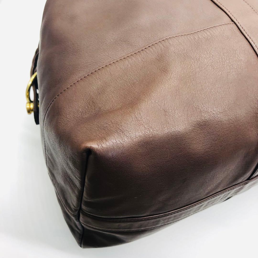 オールドコーチ 0502 ボストンバッグ　 ブラウン　良品