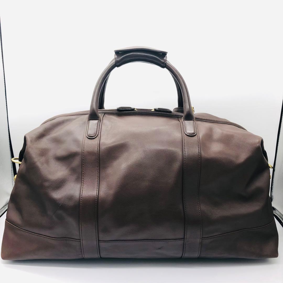 オールドコーチ 0502 ボストンバッグ　 ブラウン　良品