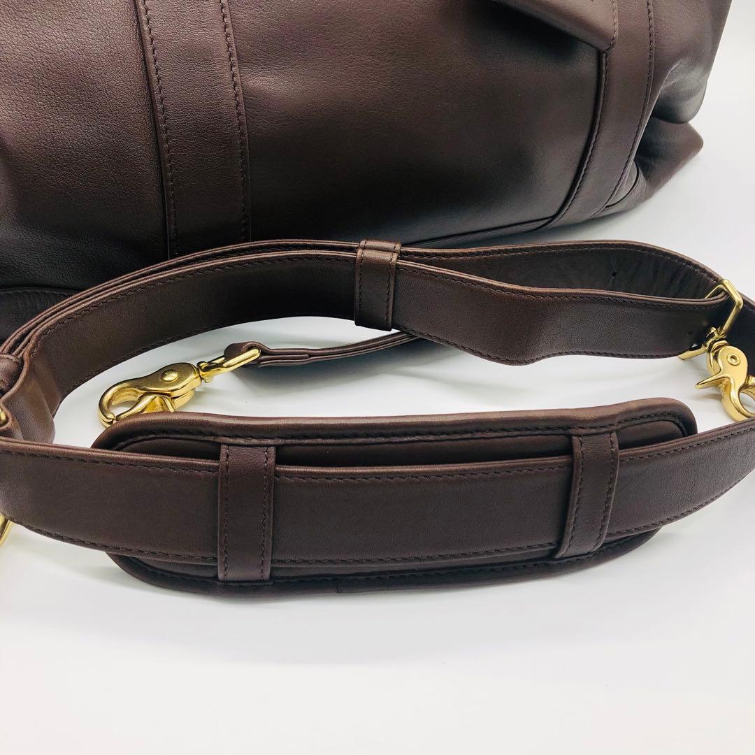 オールドコーチ 0502 ボストンバッグ　 ブラウン　良品