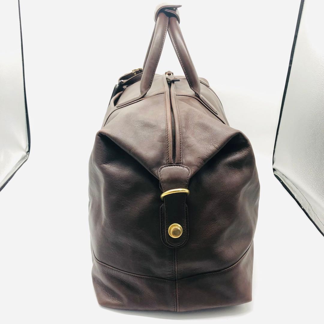 オールドコーチ 0502 ボストンバッグ　 ブラウン　良品