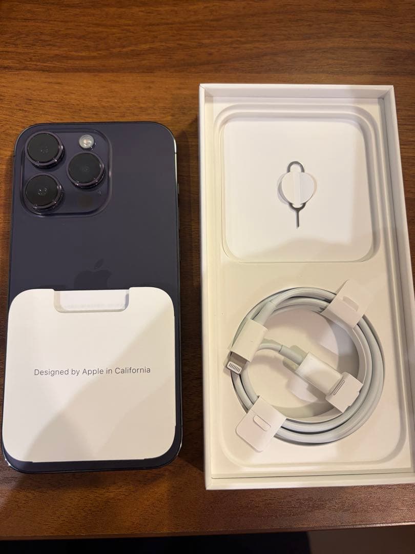 Apple iPhone 14 Pro ディープパープル 本体 バッテリー98%