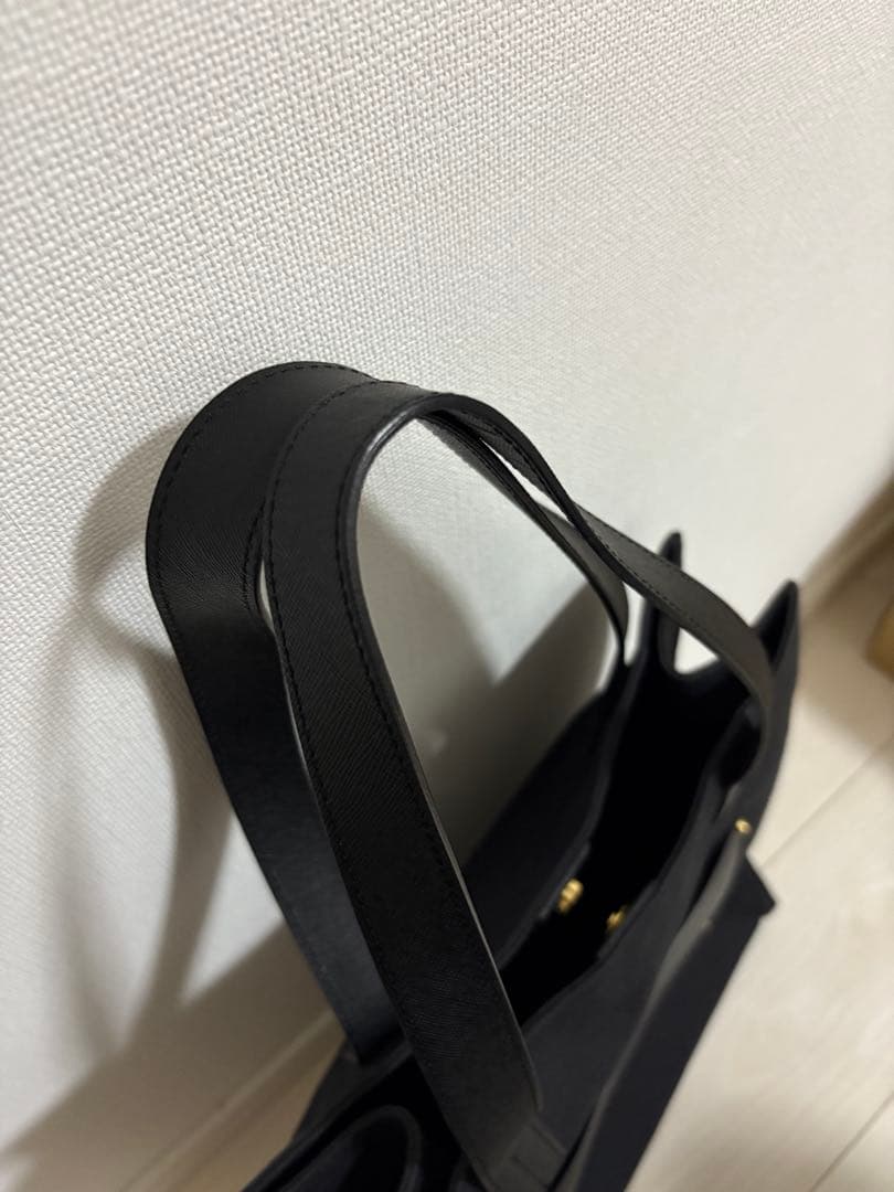 ⭐︎美品⭐︎CULLNI Leather Pocket Canvas Tote