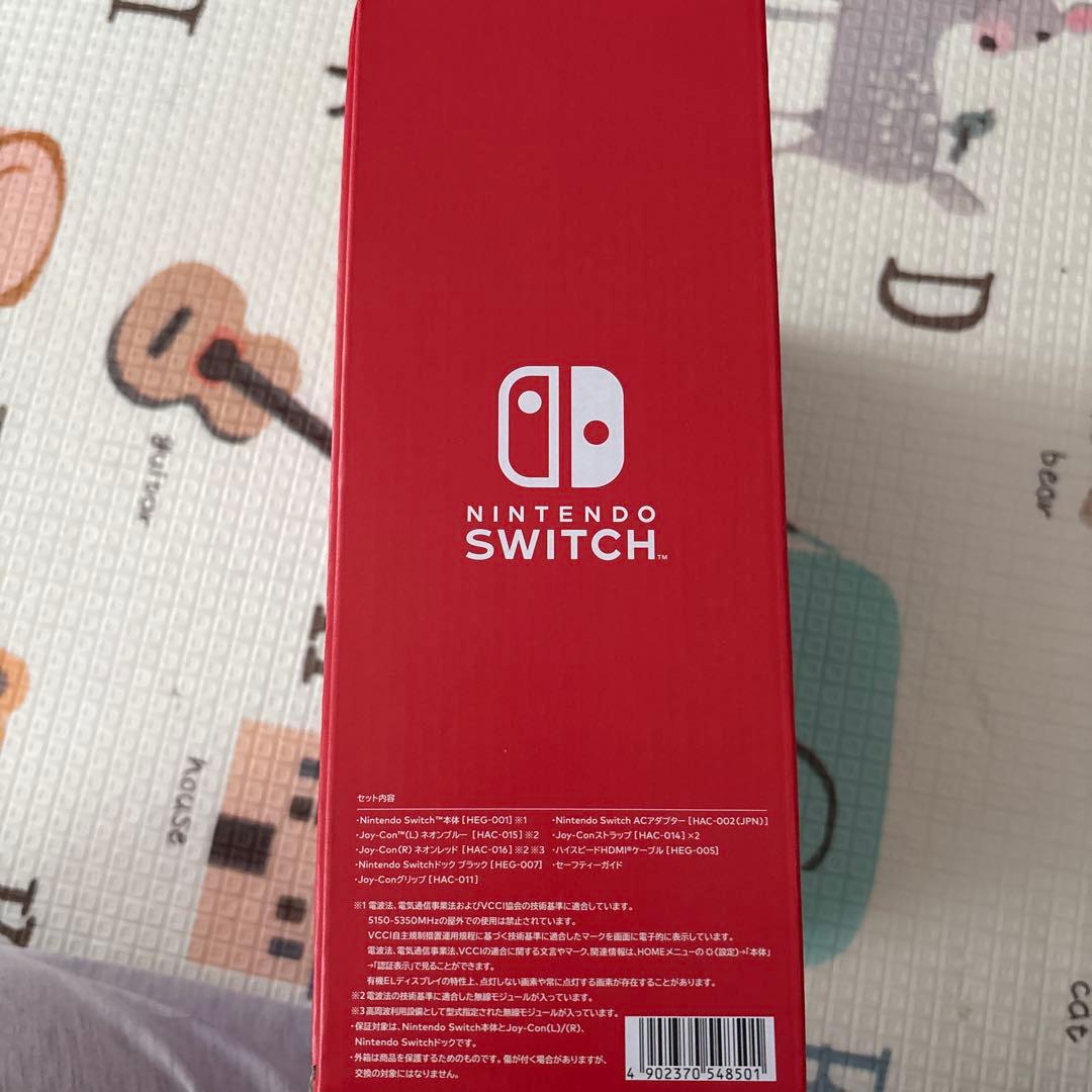 2024.12購入Nintendo Switch 有機EL青/赤 ジョイコン付き