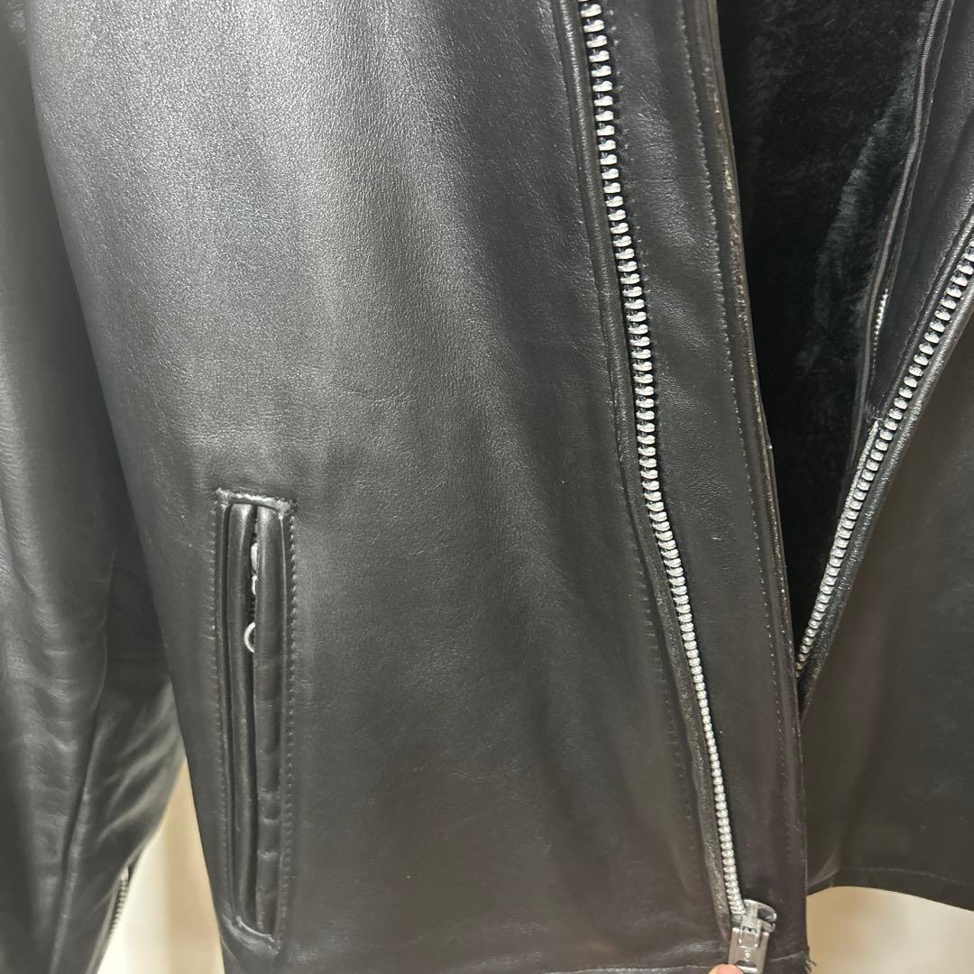 ゆうき【ショットUSA LINE 641 シングルライダースジャケット】