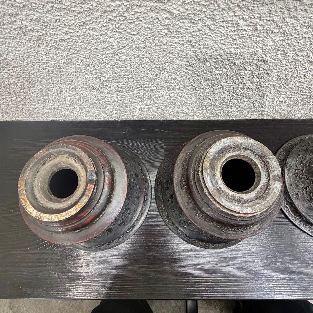 カタチ製作所Mederupot ドリッパー M クレーターブラック　4つセット