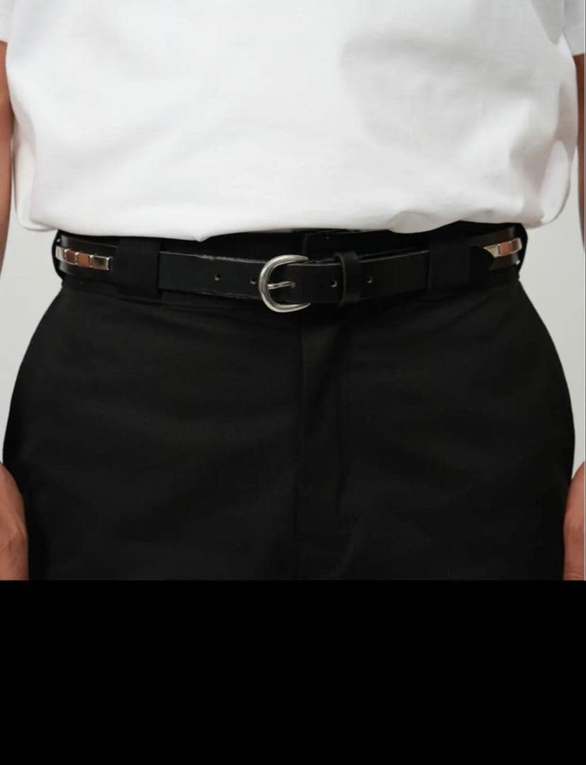 Bridle studs narrow belt DECI スタッズベルト