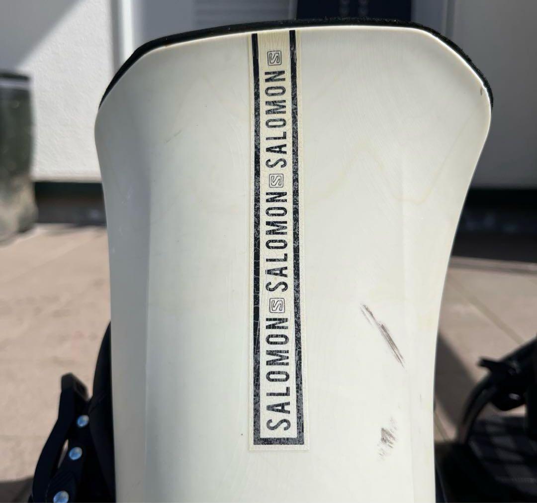 全**様 SALOMON スノーボード ビンディング ホワイト