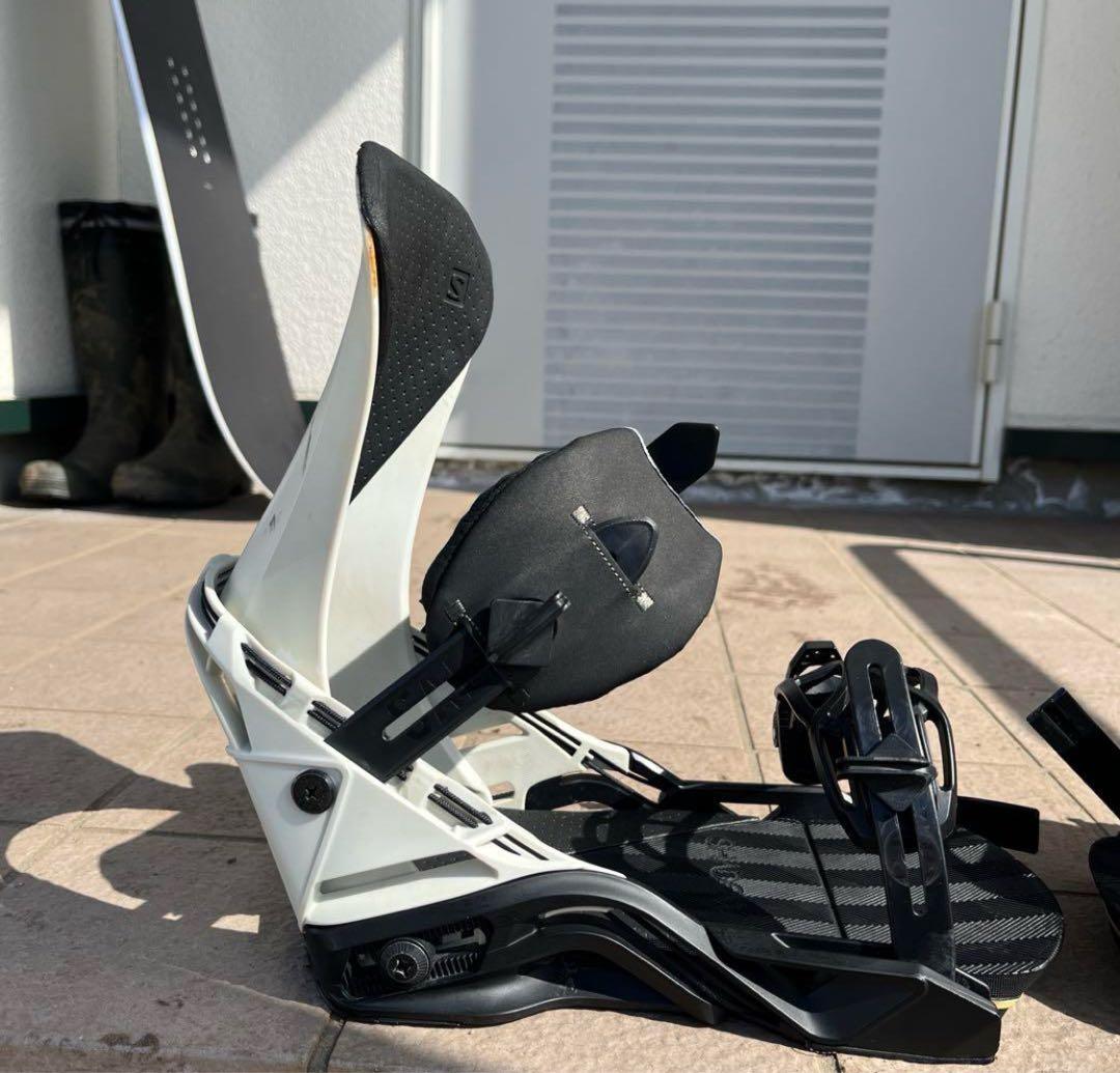全**様 SALOMON スノーボード ビンディング ホワイト