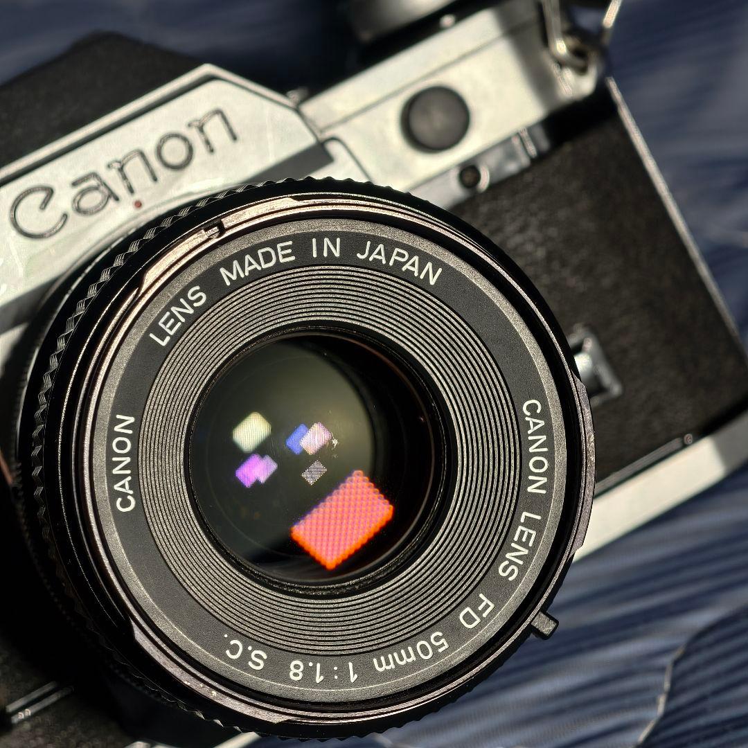 フィルムカメラ Canon AE-1 + FD 50mm f1.8