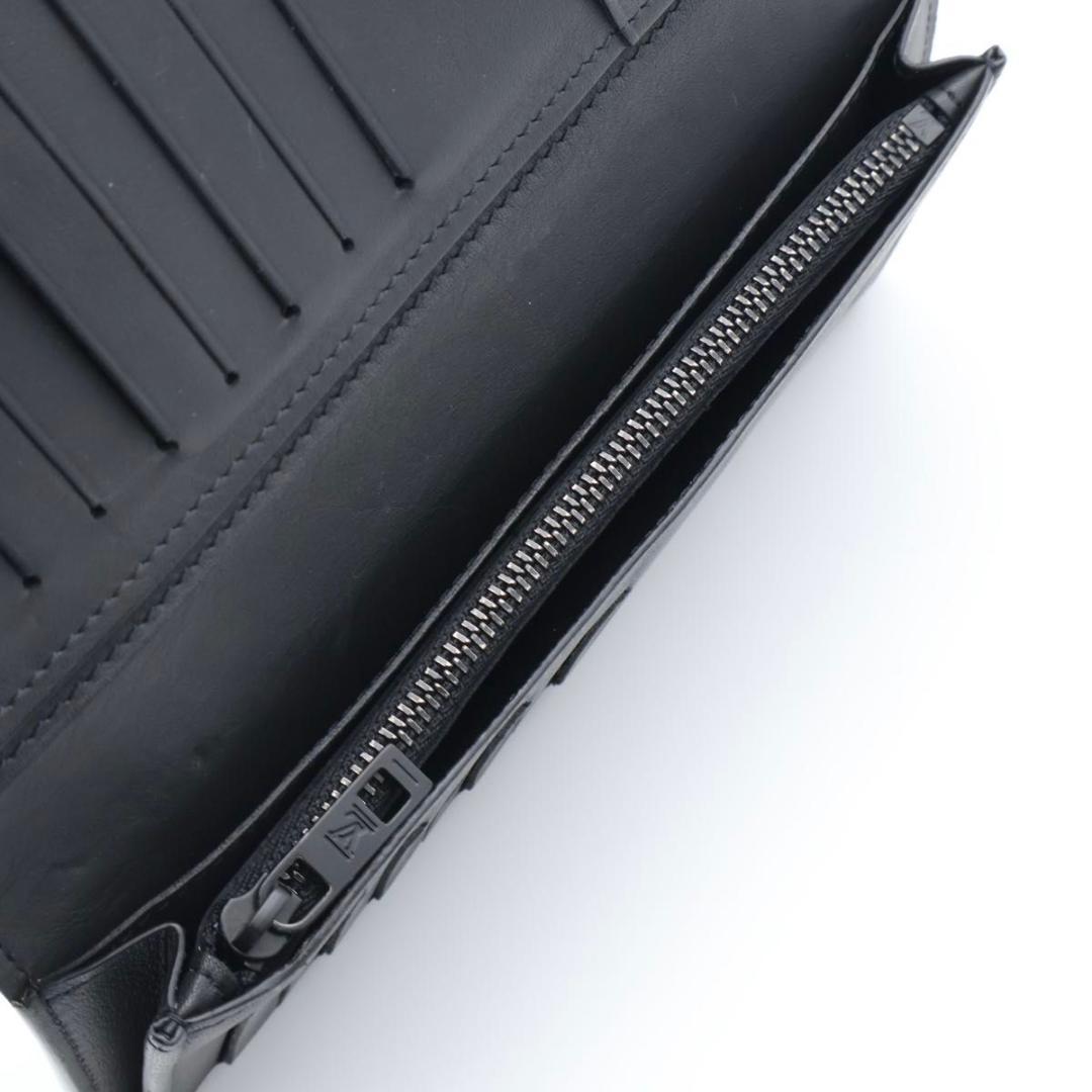 【超極美品】ルイヴィトン　ポルトフォイユブラザNM アエログラム　長財布　黒