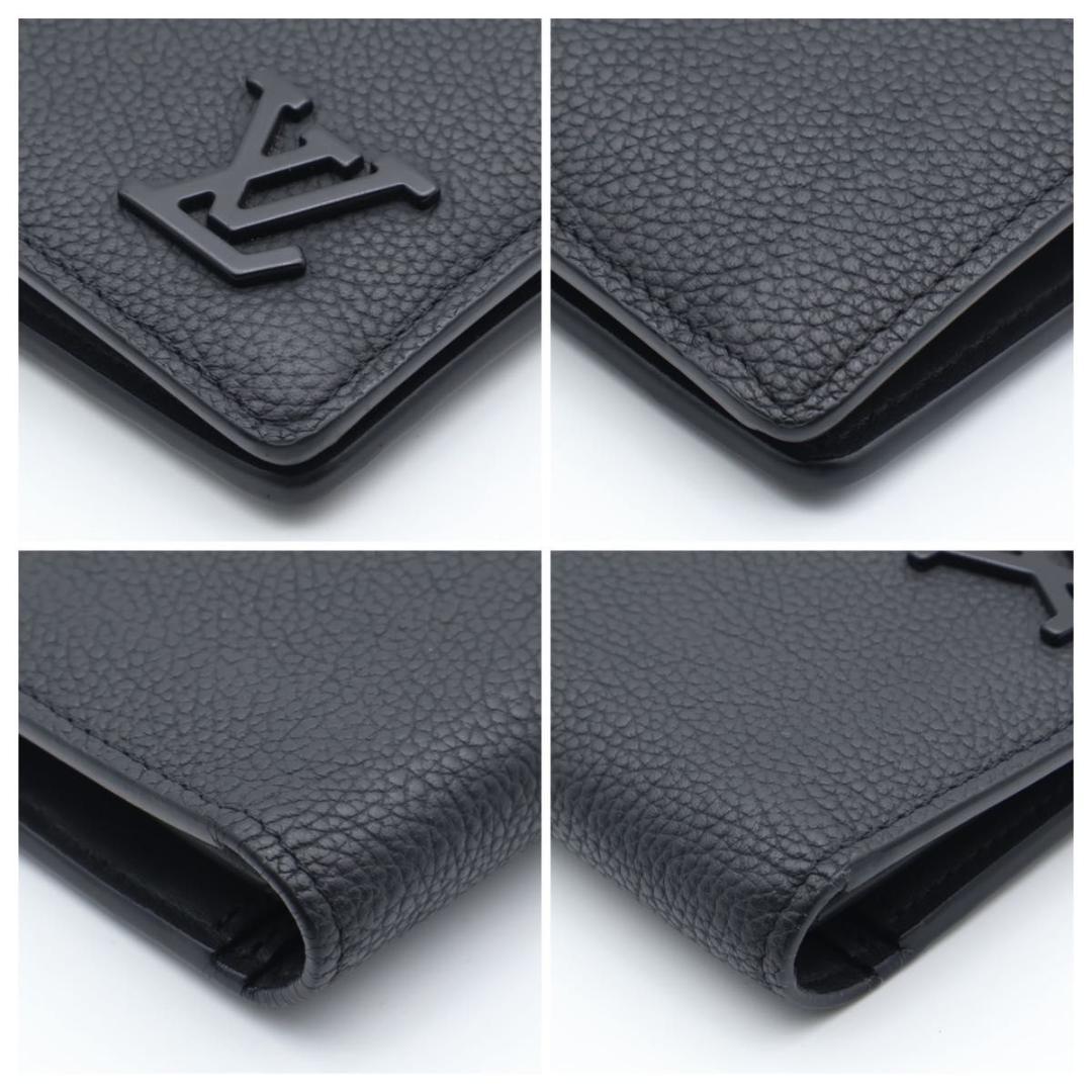 【超極美品】ルイヴィトン　ポルトフォイユブラザNM アエログラム　長財布　黒