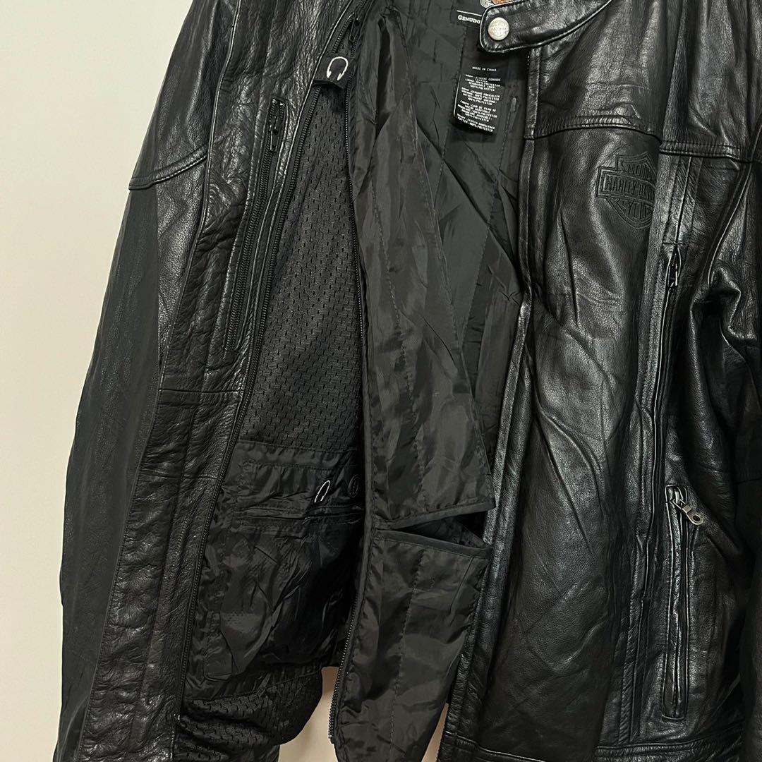 たくみF221【HARLEY-DAVIDSON】レザージャケット【2XL】