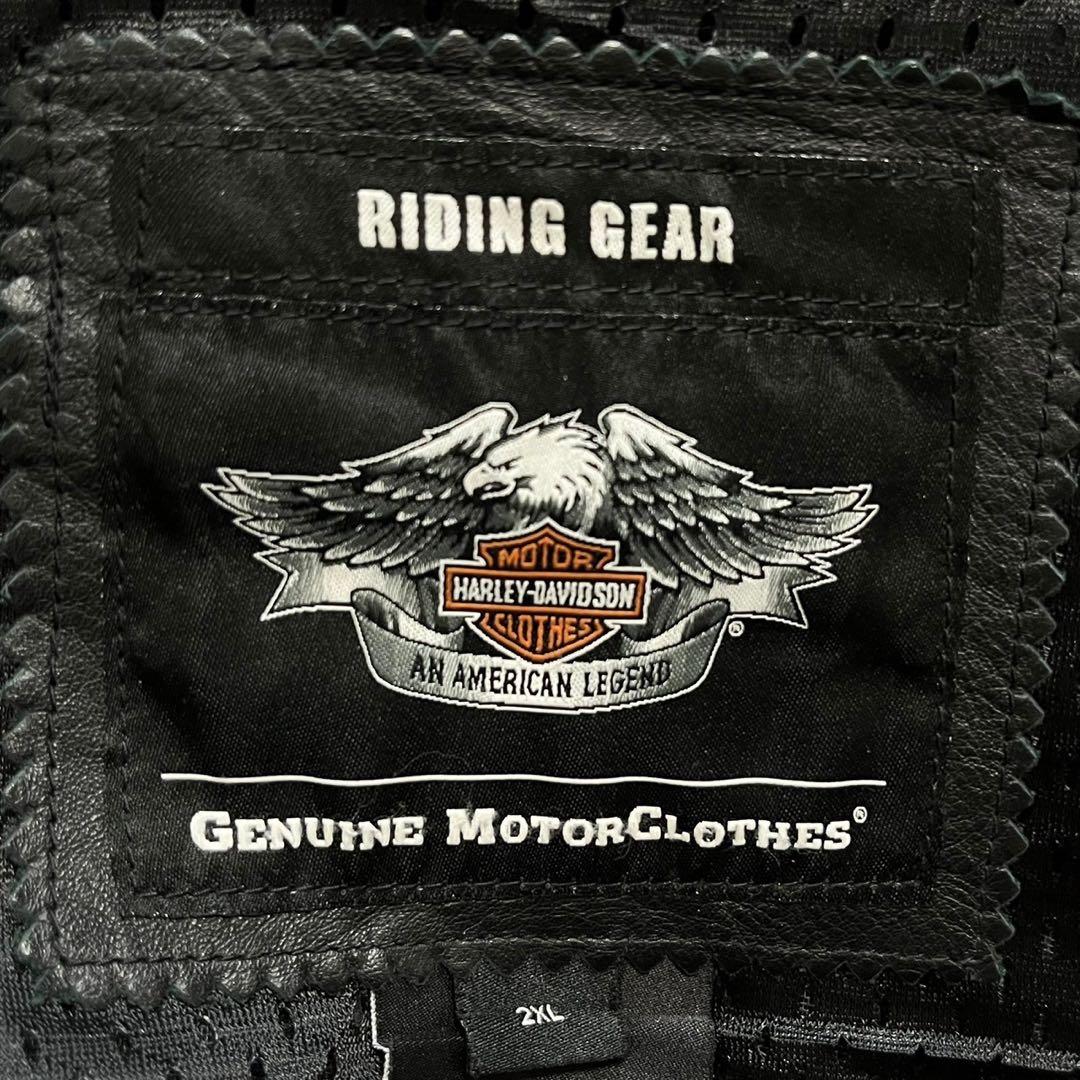 たくみF221【HARLEY-DAVIDSON】レザージャケット【2XL】
