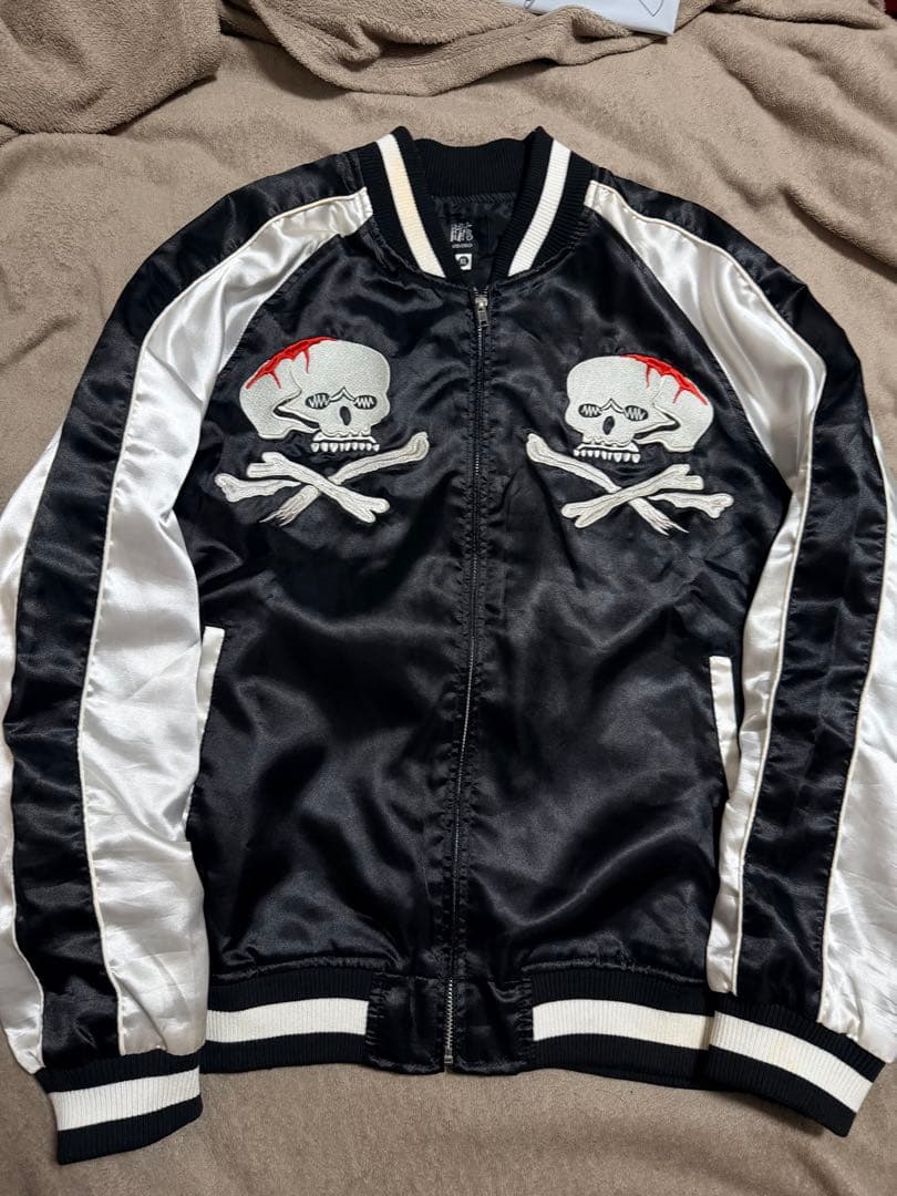 OBORO スカル 日本限定 スカジャン unisex サテン vintage
