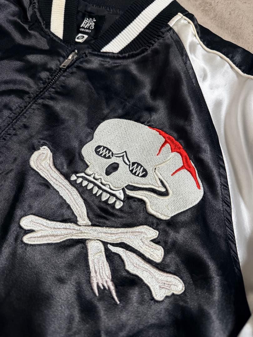 OBORO スカル 日本限定 スカジャン unisex サテン vintage