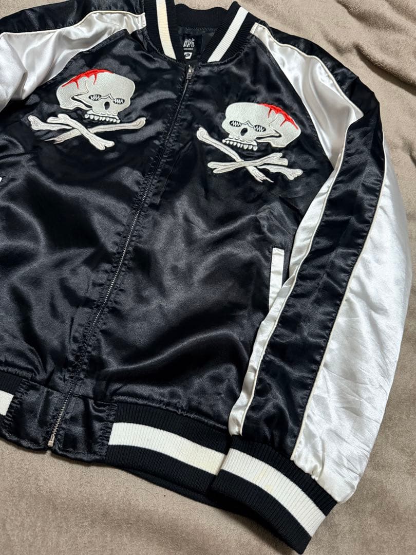OBORO スカル 日本限定 スカジャン unisex サテン vintage