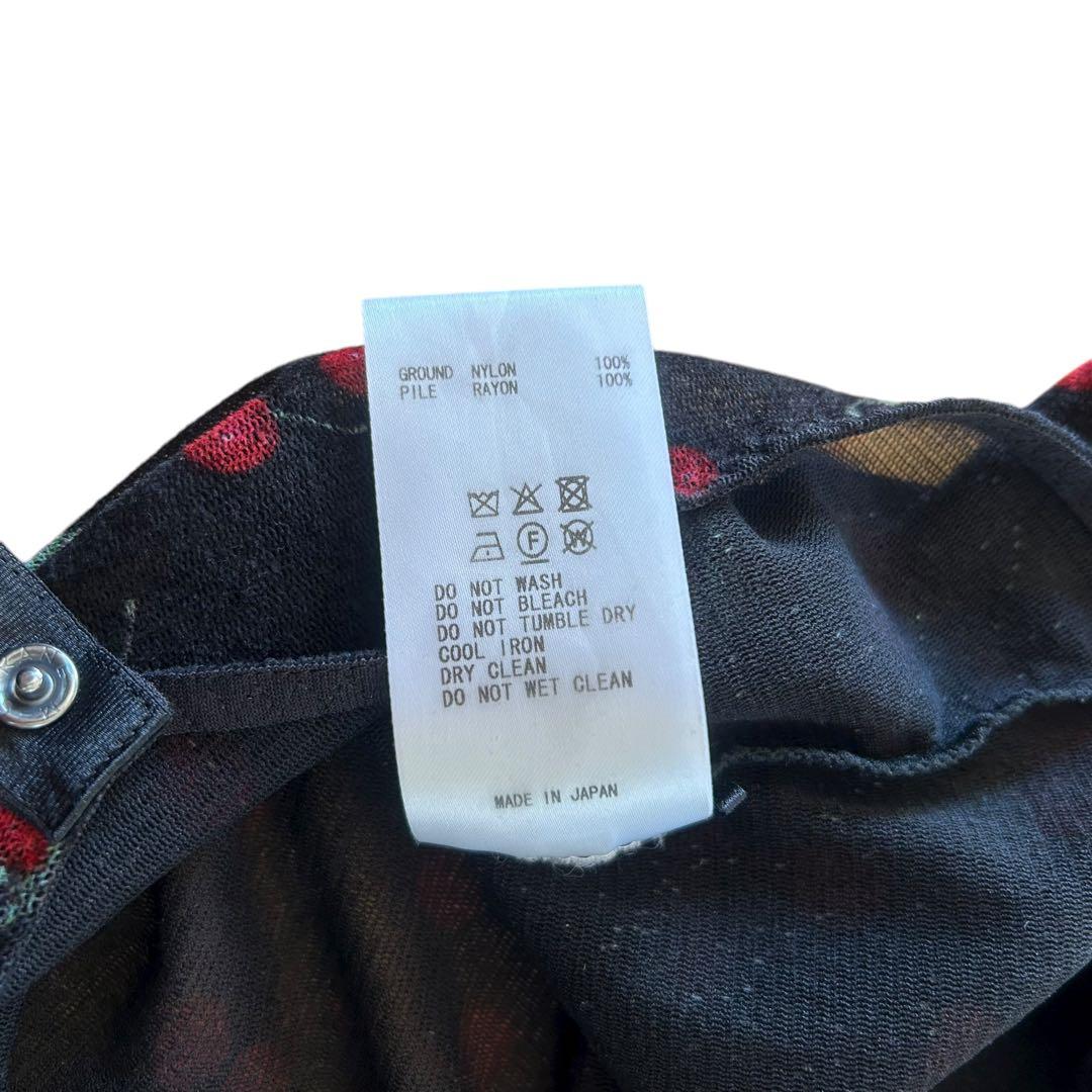 FETICO チェリー柄　ボディスーツ　トップス