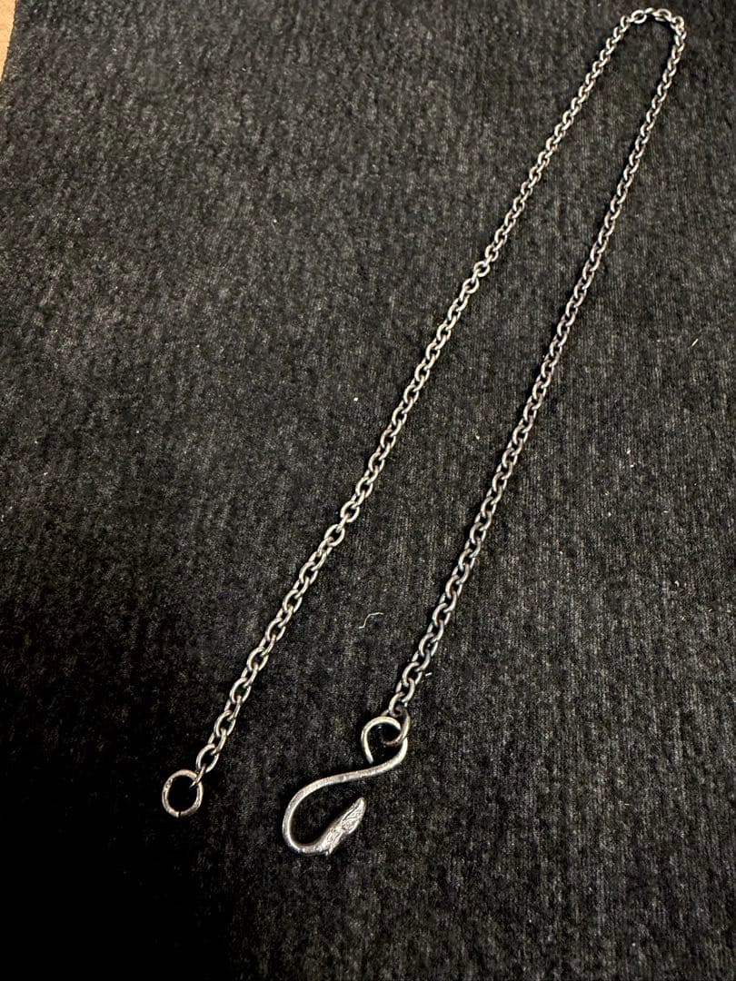 ゴローズ　イーグルフック細丸チェーン　オールド　47㎝　goro's