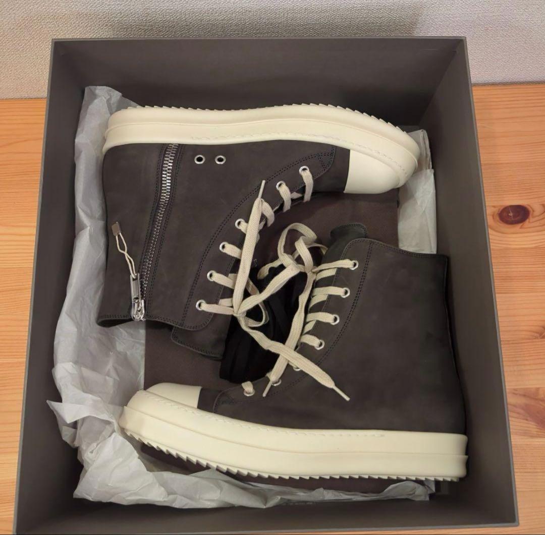 靴 rick owens high sneakers ramones HK