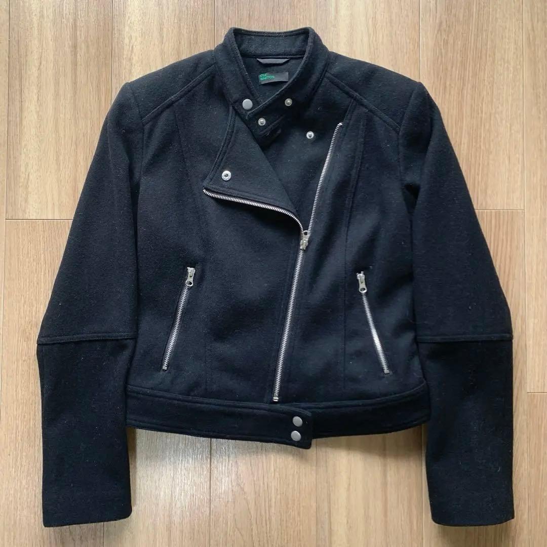 00s archive riders jacket y2k opium ウール