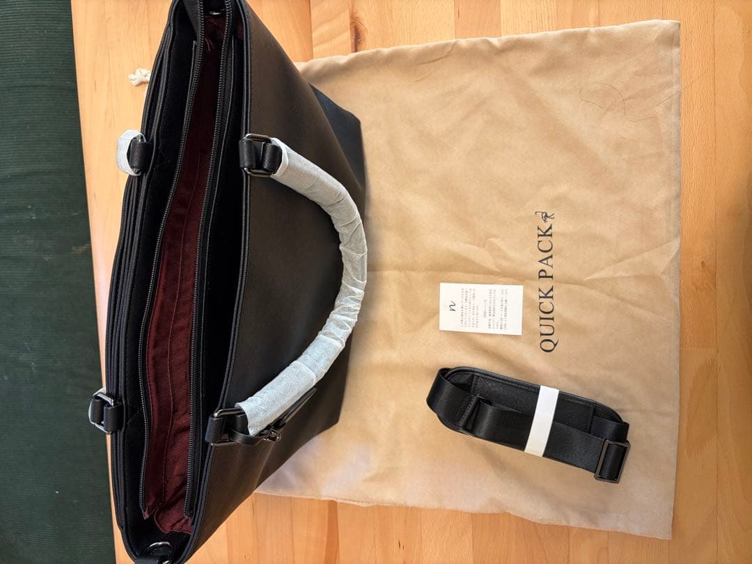 QUICK PACK ブラック トートバッグ