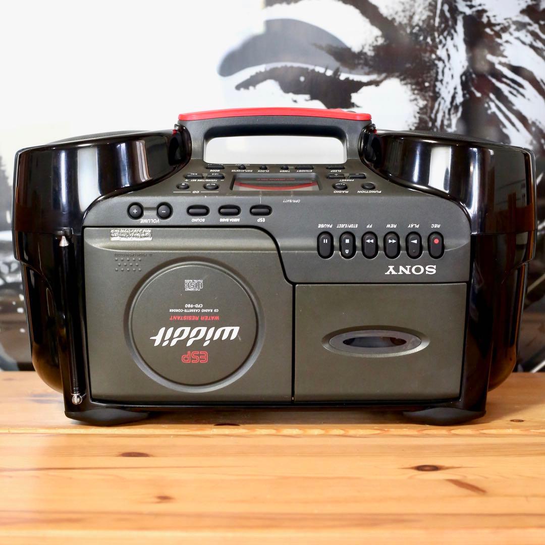 SONY widdit CDラジカセ アダプタ付き