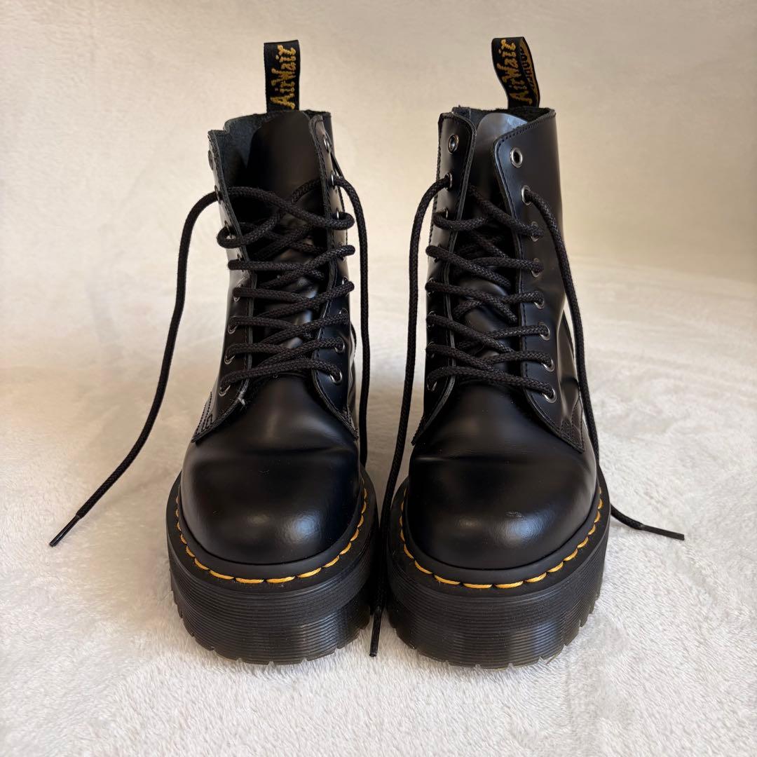 ドクターマーチン JADON 厚底 8ホール ブーツ ブラック UK3