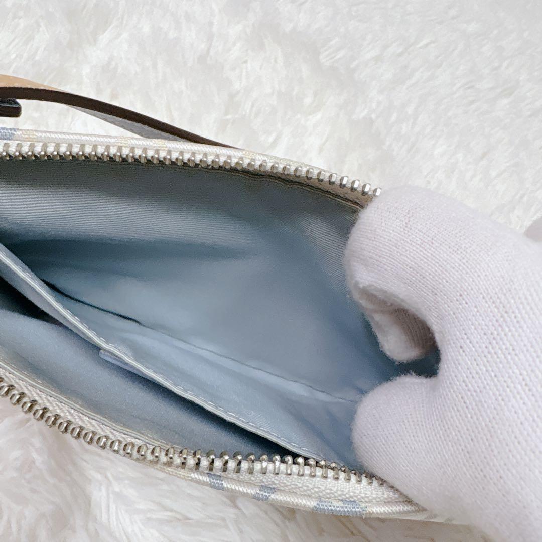 COACH コーチ アクセサリーポーチ シグネチャー キャンバス マルチカラー