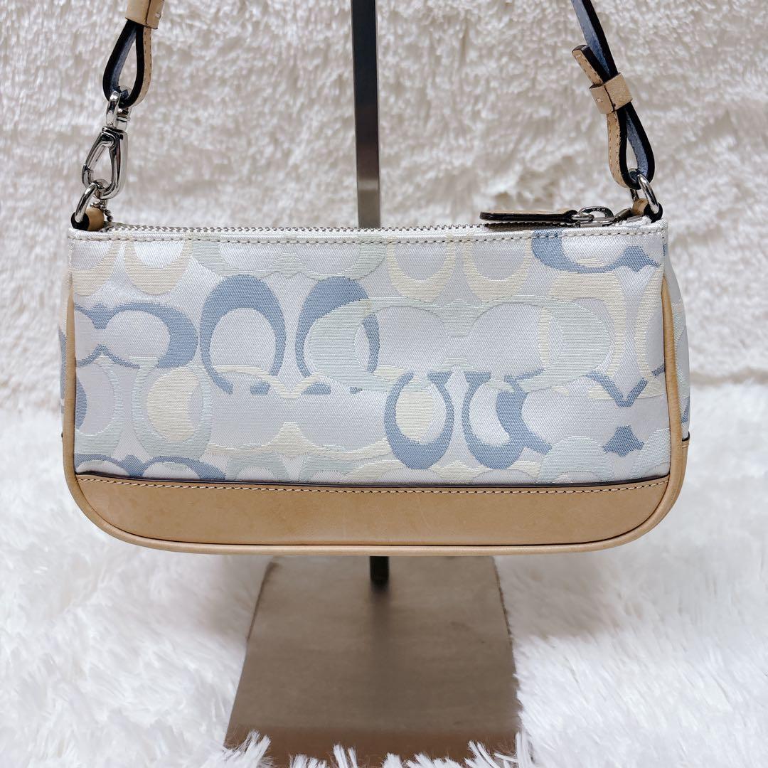 COACH コーチ アクセサリーポーチ シグネチャー キャンバス マルチカラー