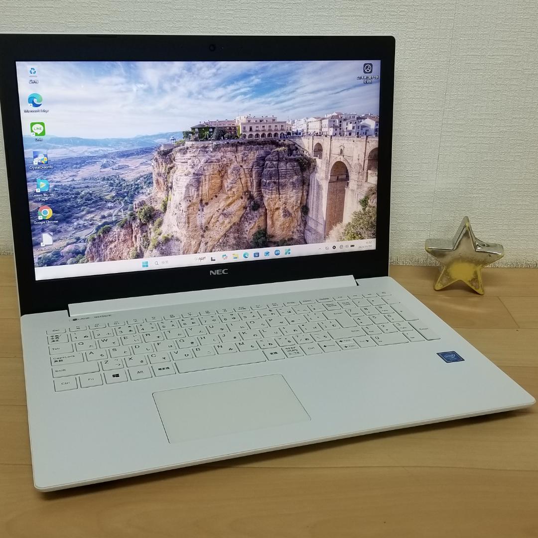美品 新品SSD Win11 DVD再生可 ノートPC NEC (E3240