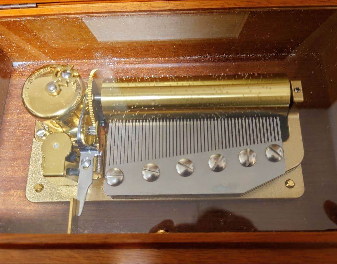 【美品】サンキョー オルフェウス 50弁 高級オルゴール SANKYO