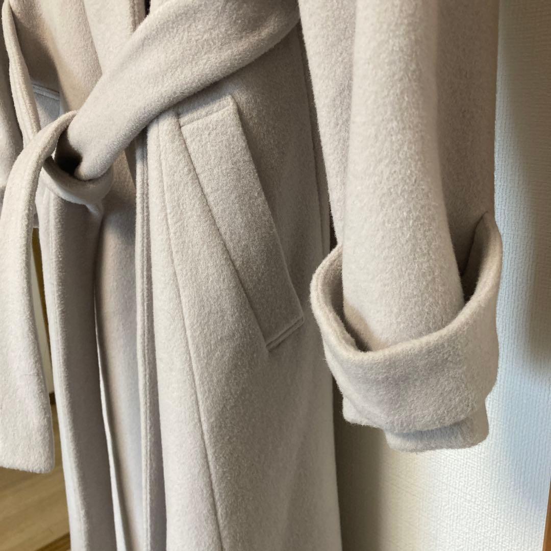 JUSGLITTY ファー付きロングコート サイズ2