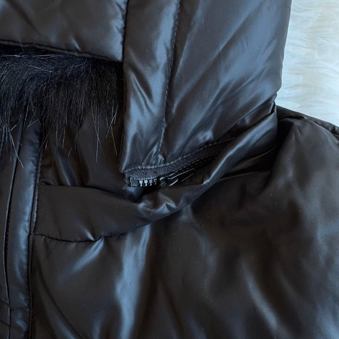 未使用タグ付き　訳あり　カルバンクライン　ロングダウンコート　Sサイズ　ブラック