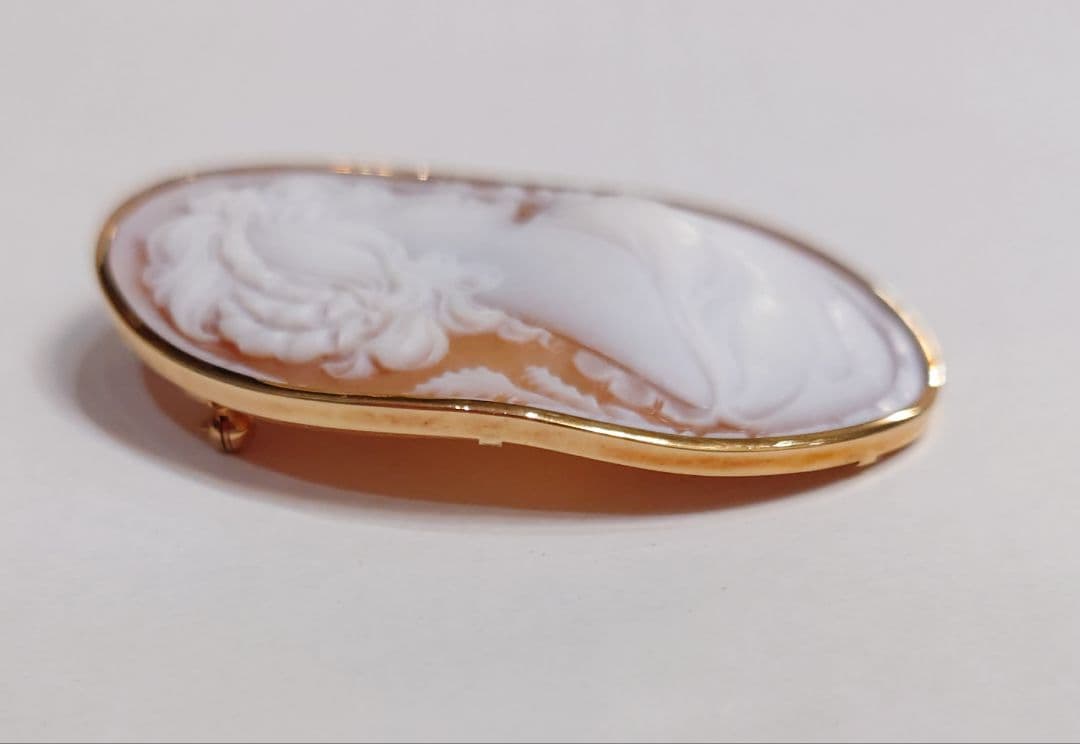 淑女のカメオブローチ(ヴィンツェンツォ・ヴォルペ作)