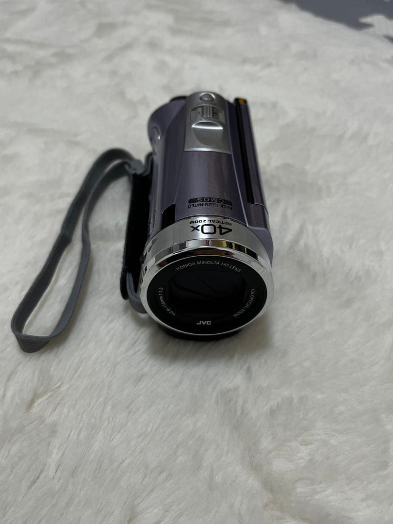 美品　JVC Everio GZ-HM33 パープル ビデオカメラ