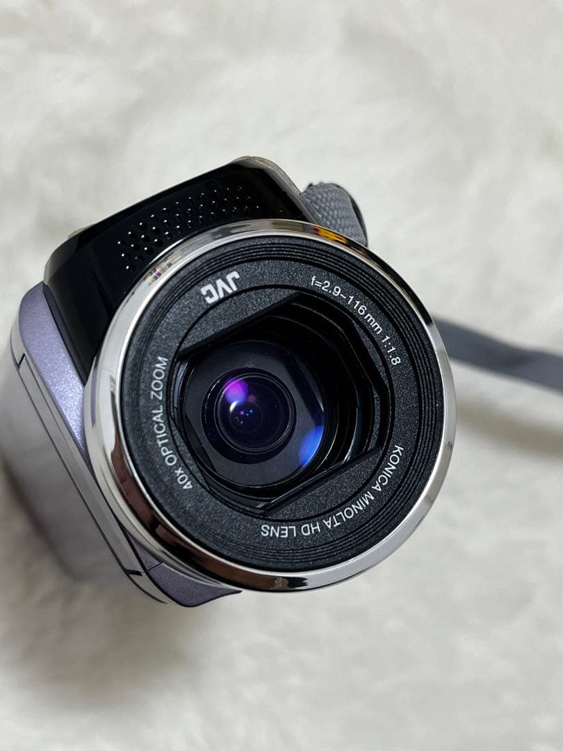 美品　JVC Everio GZ-HM33 パープル ビデオカメラ