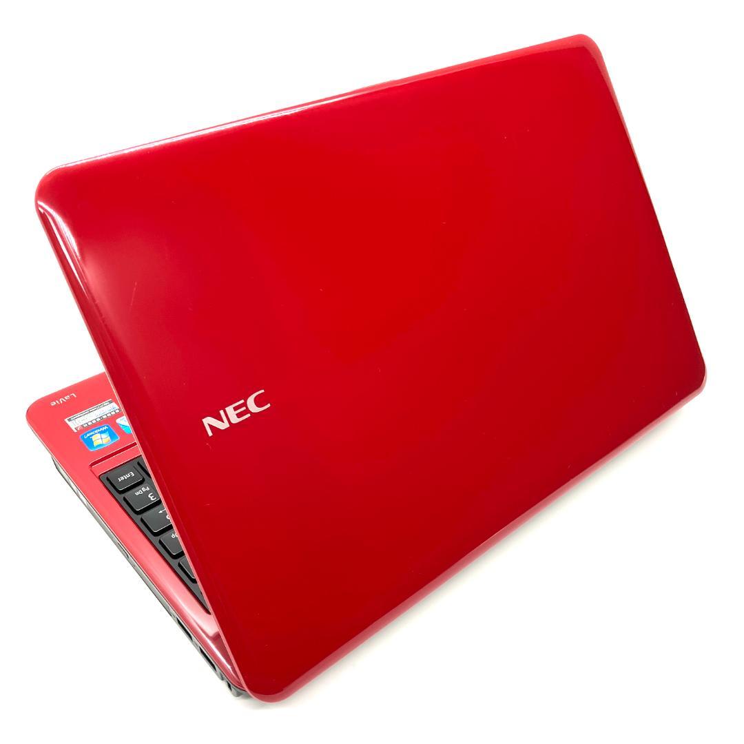 ★美品 艶赤★サクサク軽快☆SSD 240GB・メモリ6GB 快適ノートパソコン