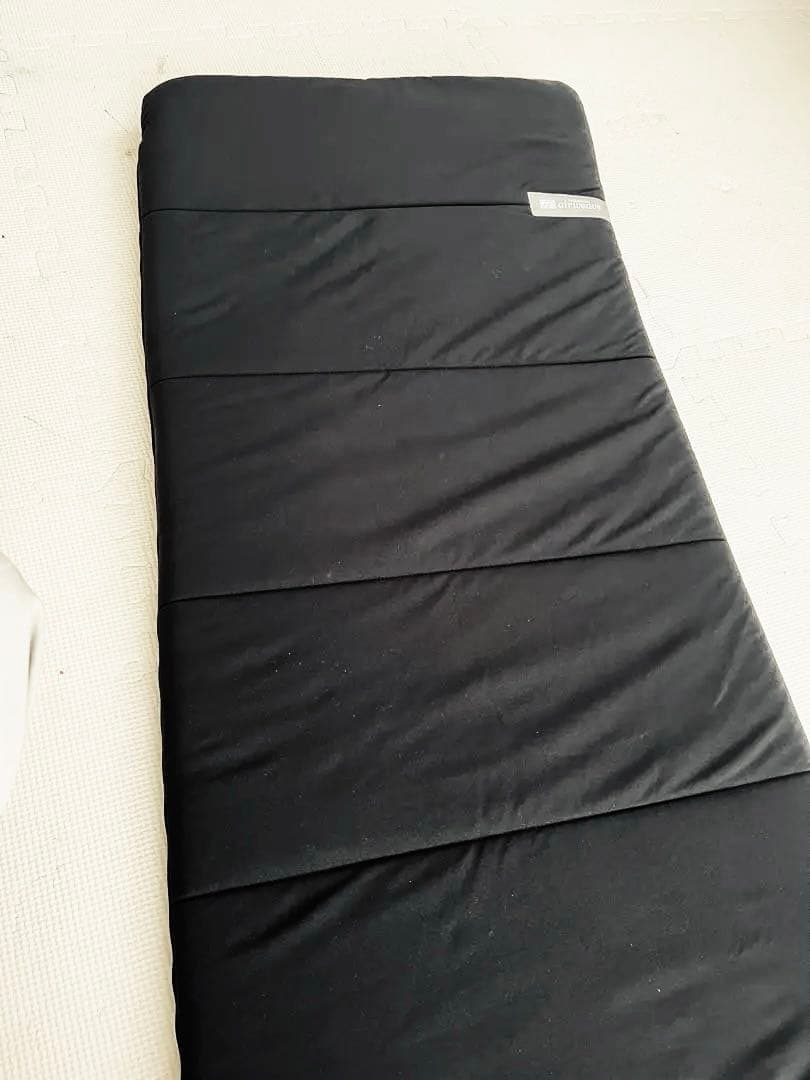airweave 折りたたみマットレス 黒 収納バッグ付き