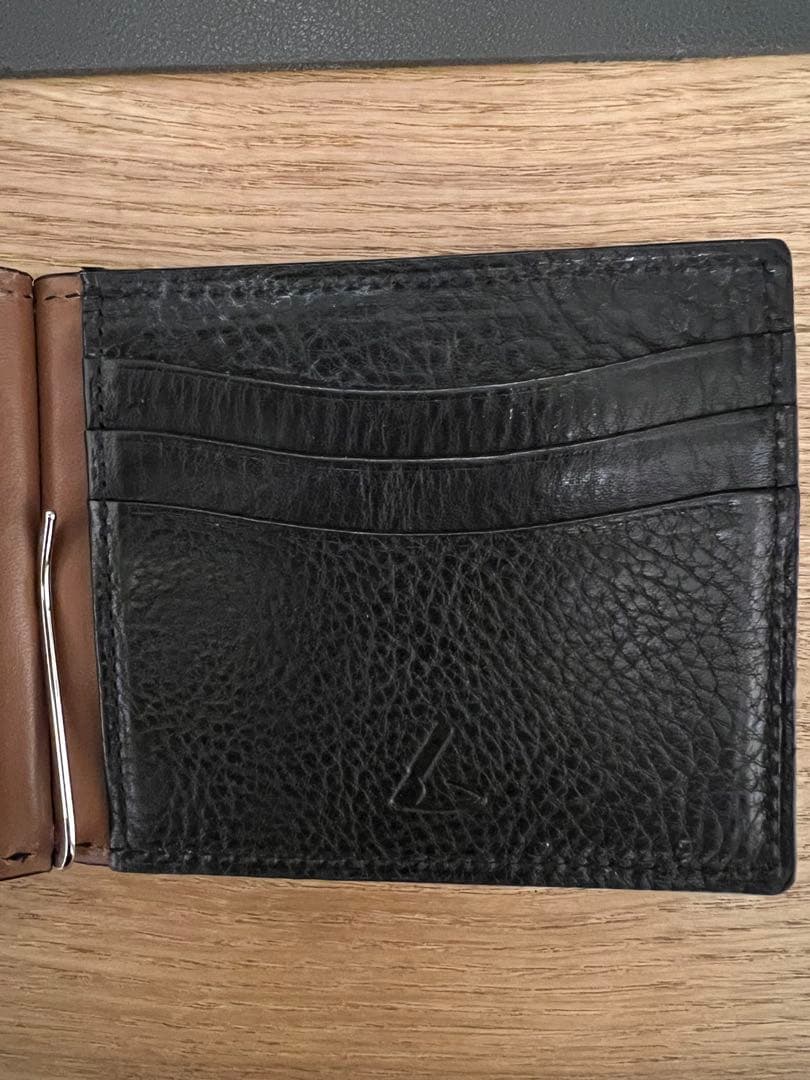 土屋鞄 ウルバーノ マネークリップ 小銭入れ付き ブラック