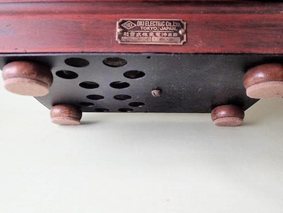 レトロ電話　大正8年 デルビル磁石式甲号卓上電話機　ベルが鳴ります　アンティーク