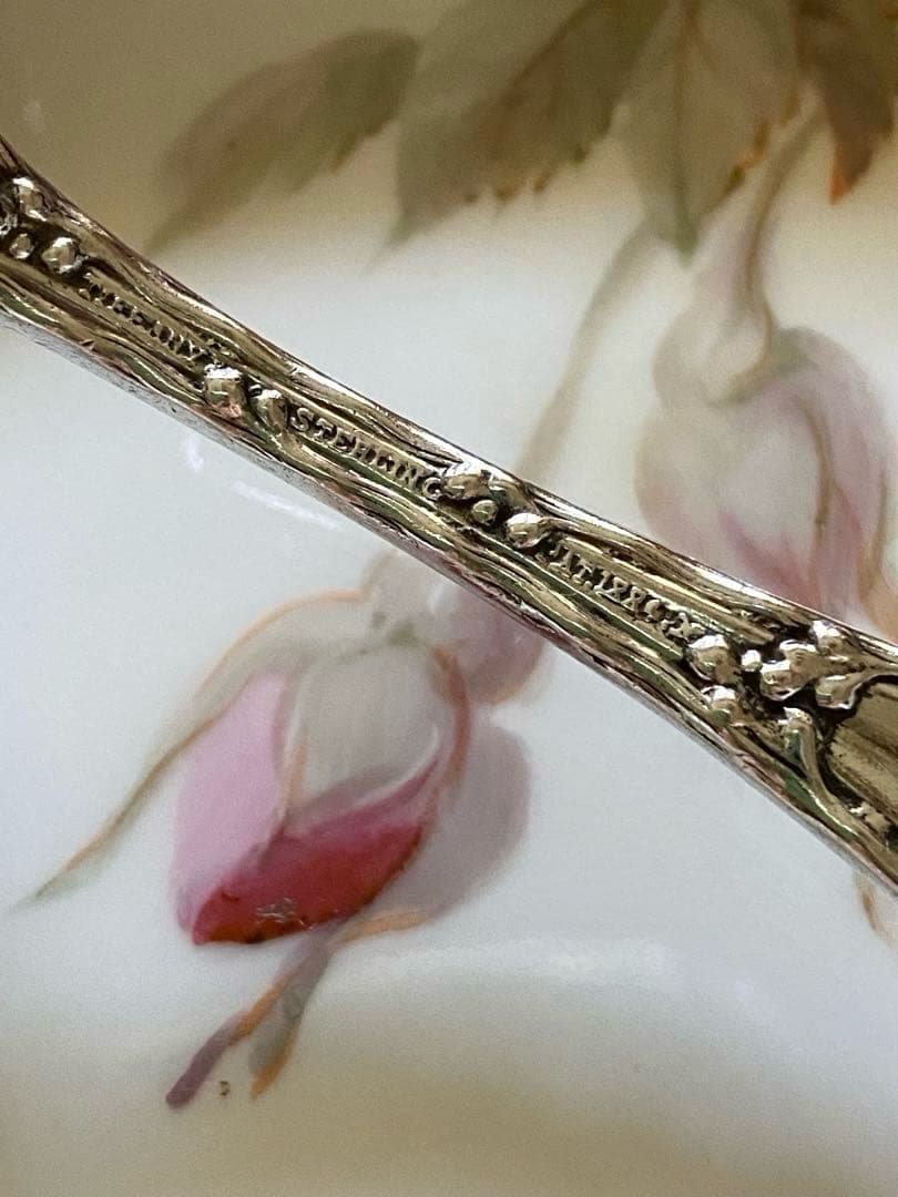 【Tiffany ティファニー】純銀 スターリングシルバー／ティースプーン B