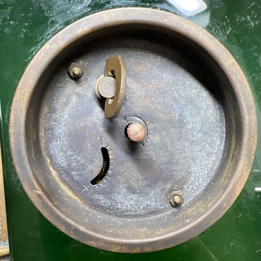 精工舎　ガラス宮型置時計　稼動品　高約22㎝/1708g 東Y8-0122☆2F