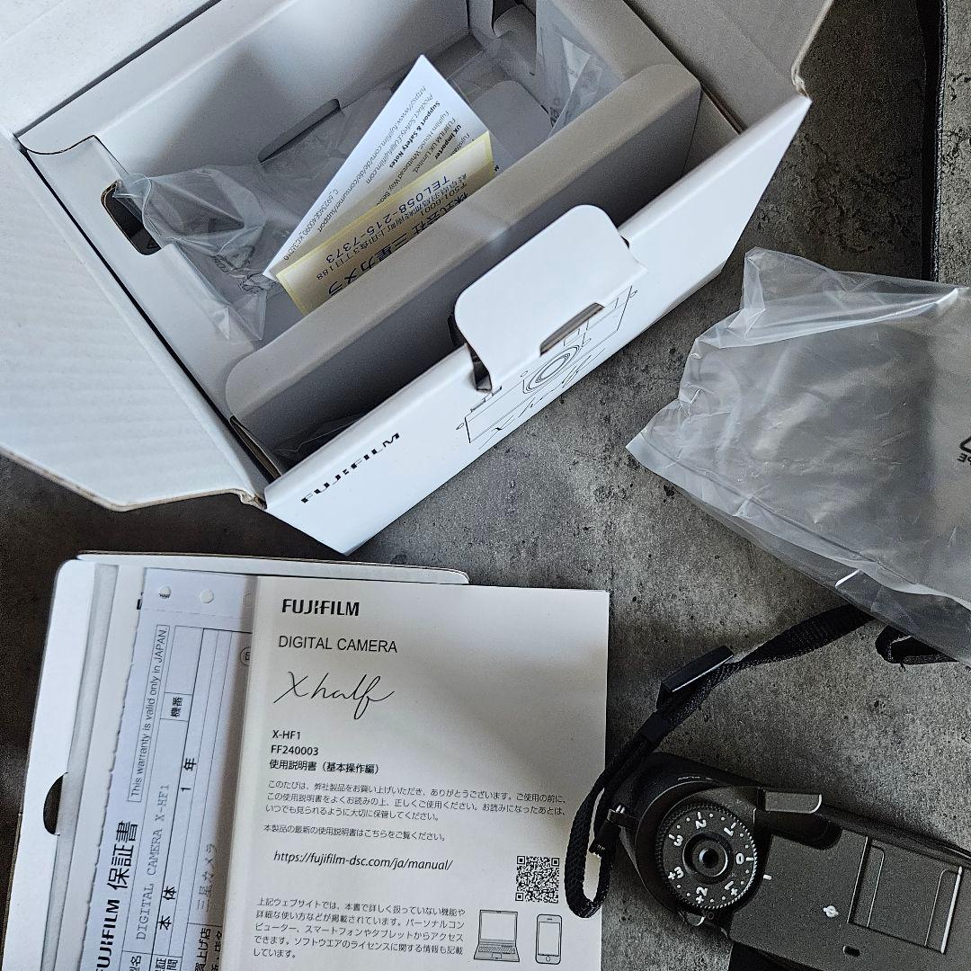 Fujifilm xハーフ ほぼ未使用品 チャコールグレー x-hf1