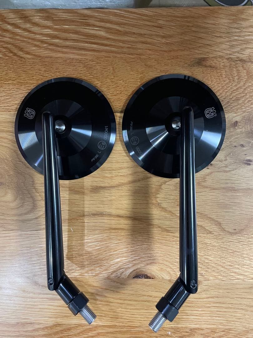 ハスクバーナ 純正オプション　ショートアルミミラー ピレン スーパーモトなど