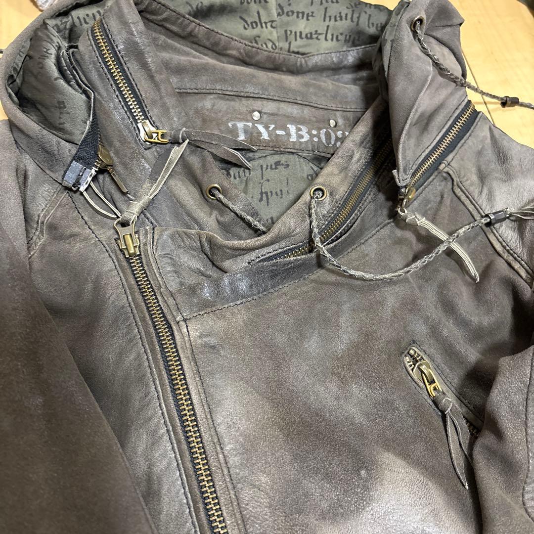 14th addiction sheep skin パーカー メンズ3