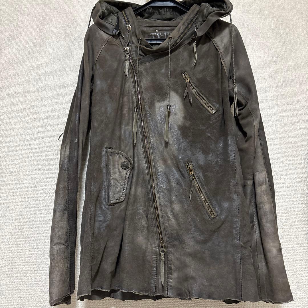 14th addiction sheep skin パーカー メンズ3