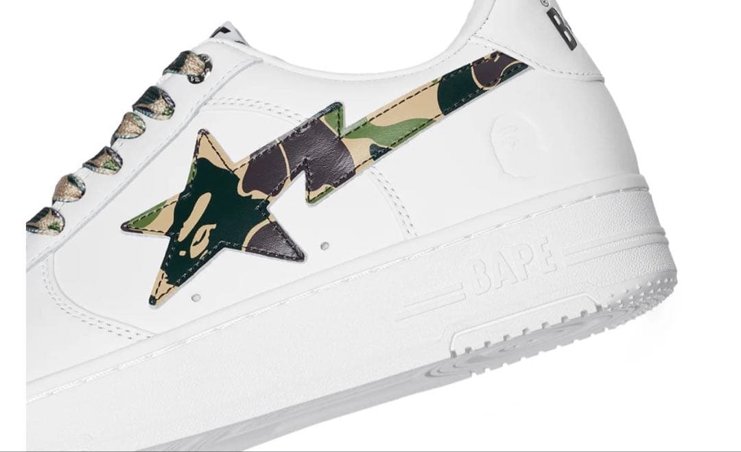 A BATHING APE BAPE STA ホワイト カモフラージュ